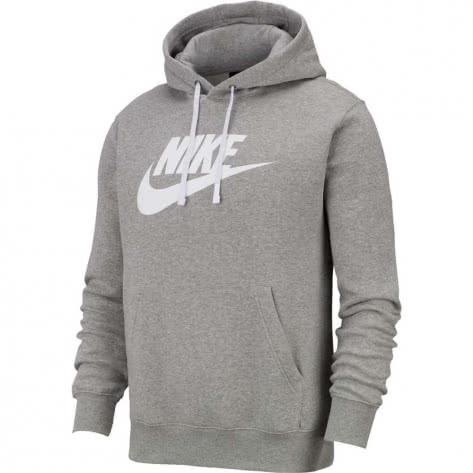 Nike Herren Kapuzenpullover NSW Club Fleece Hoodie GX BV2973-063 XL Dark Grey Heather | XL