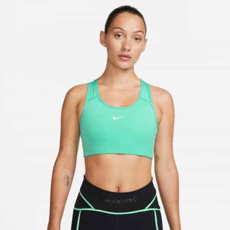 Nike Damen Sport BH Swoosh Bra Pad BV3636-369 L Light Menta/White | L