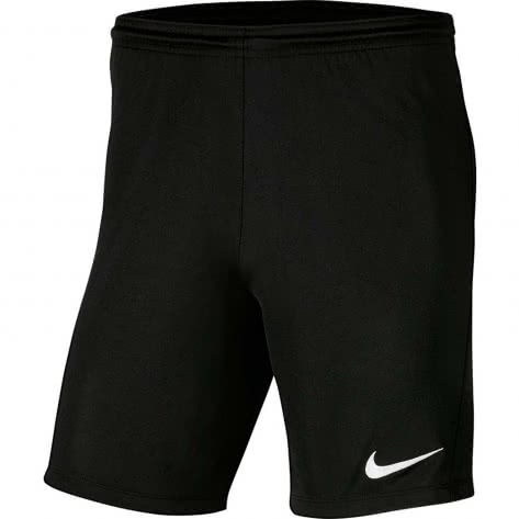 Nike Herren Short Park III BV6855-010 S Black/White | S