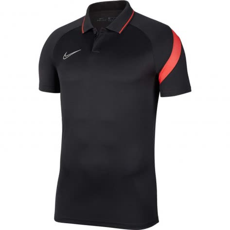 Nike Herren Poloshirt Academy Pro Polo BV6922-069 S Anthracite/Bright Crimson/White | S