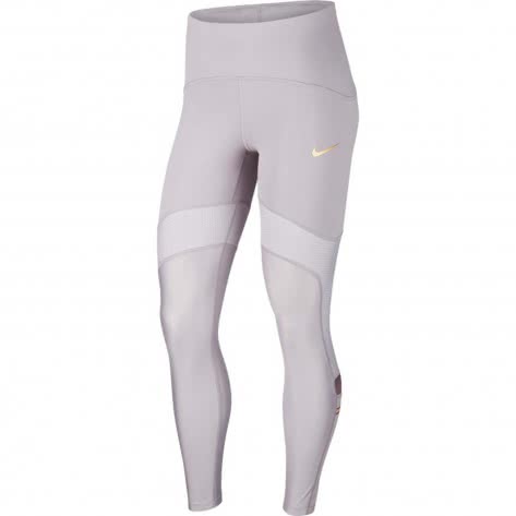 Nike Damen 7/8 Lauftight Speed Tight Glam Dunk CI9930-059 XL Atmosphere Grey/Metallic Gold | XL
