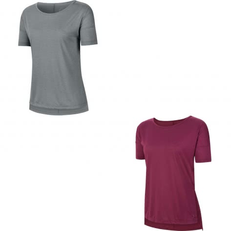 Nike Damen Top Yoga Layer SS CJ9326 