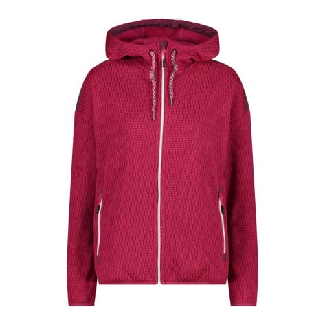 CMP Damen Fleecejacke Woman Jacket Fix Hood 32H2116-47CM 34 Fucsia-Amaranto | 34