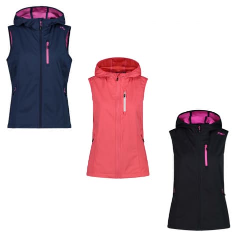 CMP Damen Softshellweste Woman Vest Fix Hood 31A5036 