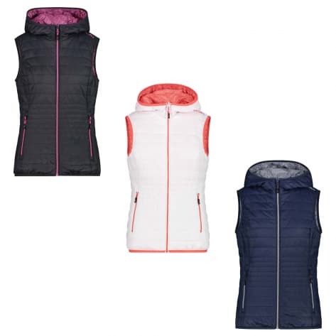 CMP Damen Weste Woman Reverse Vest Fix Hood 32Z5046 