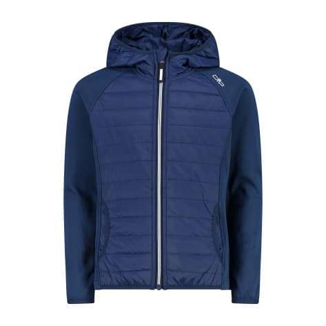 CMP Kinder Jacke Kid G Hybrid Jacket Fix Hood 33E5995-M926 98 Fard-Blue | 98