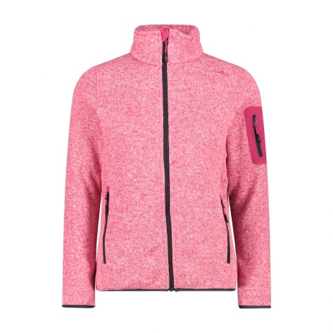 CMP Damen Jacke Knitted Melange Fleece Jacket 3H14746-10CM 48 Fucsia-Bianco-Titanio | 48