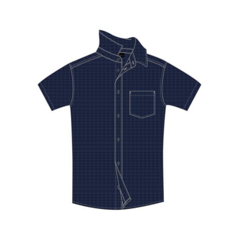 CMP Herren Kurzarmhemd MAN SHIRT 33S5897-N950 50 Black Blue | 50