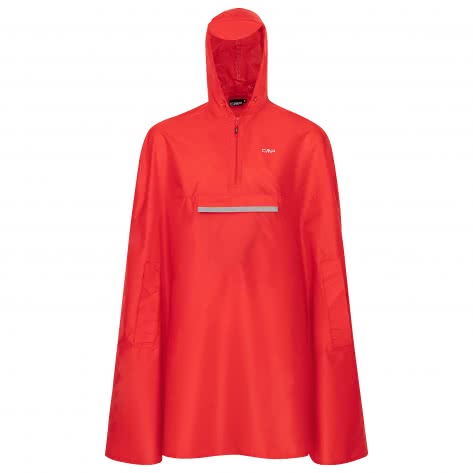 CMP Unisex Regenponcho Unisex Cape Fix Hood Rain 38X7967-C580 XS Ferrari | XS