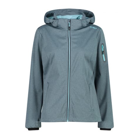 CMP Damen Softshelljacke Woman Jacket Zip Hood 39A5016M-L433 34 Acqua Mel. | 34