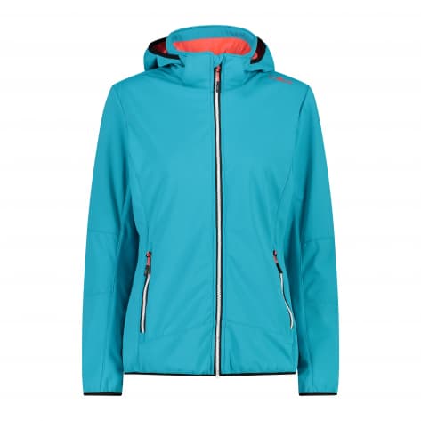 Veste Softshell Femme - Coupe-vent Et Imperméable - Membrane 7000 Mm - Polaire Doublure - Capuche Amovible