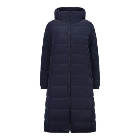 CMP Damen Mantel Woman Long Coat Fix Hood 33K3726-N950 42 Black Blue | 42