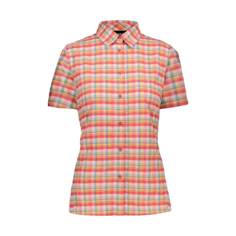 CMP Damen Kurzarm Hemd Woman Shirt 30T7766-22YE 34 Gloss-Bianco | 34