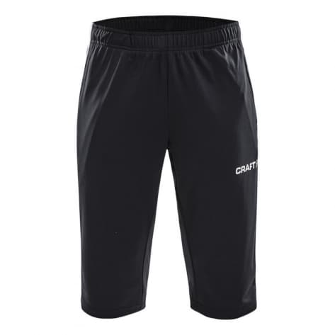Craft Damen Trainingshose PROGRESS 3/4 PANTS W 1907115-999900 XL Black/White | XL