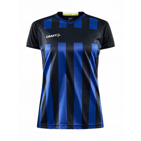 Craft Damen Trikot Progress 2.0 Stripe Jersey 1910176-999346 S Black/Club Cobalt | S