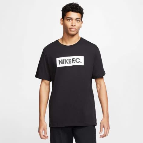 Nike Herren T-Shirt F.C. Soccer Tee CT8429-010 M Black/White | M