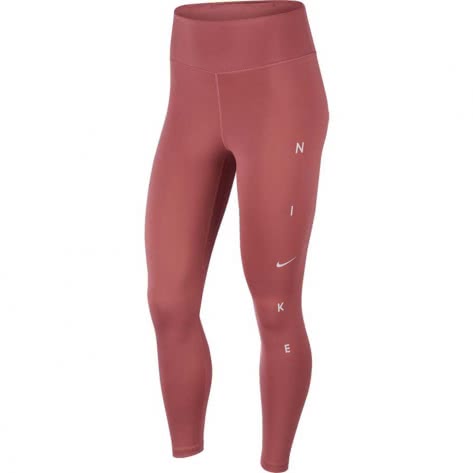 Nike Damen 7/8 Tight Graphic CU5066-614 L Desert Berry/Pink Foam | L
