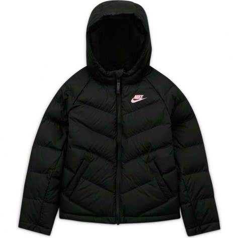Nike Kinder Jacke Synthetic Fill Jacket CU9157-015 122-128 Black/Pink Foam | 122-128