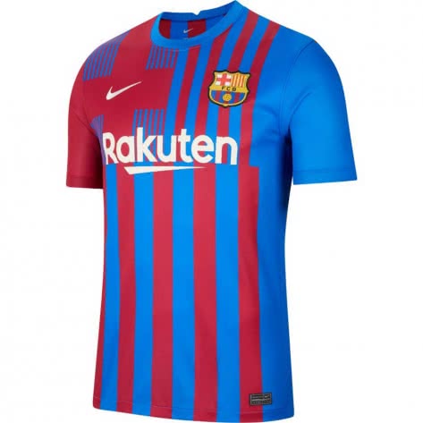 Nike Herren FC Barcelona Heimtrikot 2021/22 CV7891-428 XS Soar/Pale/Ivory | XS