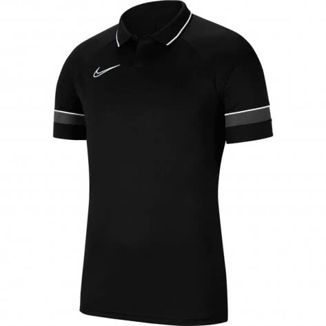 Nike Kinder Poloshirt Academy 21 Polo SS CW6106-014 122-128 Black/White/Anthracite/White | 122-128
