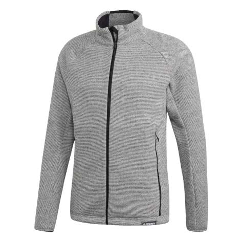 adidas TERREX Herren Fleecejacke Knit Fleece CY2147 56 medium grey heather | 56 | adidas TERREX Herren Fleecejacke Knit Fleece CY2147 56 medium grey heather | 56 |