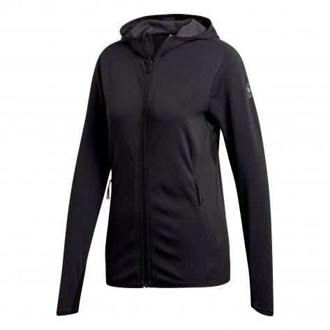 adidas Damen Hoodie FreeLift Cool CZ8075 S carbon/black | S