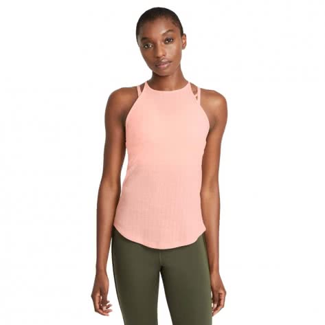 Nike Yoga Damen Tanktop Pointelle Tank DA0764-800 M Arctic Orange | M