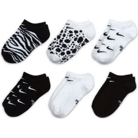 Nike Kinder Sportsocken Everyday Lightweight No-Show Socks (6 Pair) DA2407-902 38-42 Multi-Color | 38-42