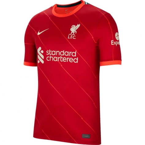 Nike Herren FC Liverpool Heimtrikot 2021/22 DB2560-688 S Gym Red/Bright Crimson/Fossil | S