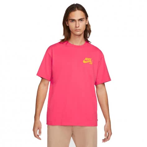 Nike Herren T-Shirt Men's Logo Skate T-Shirt DC7817-630 XL Lt Fusion Red | XL