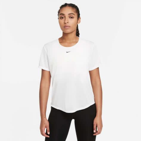 Nike Damen Trainingsshirt Dri-FIT One Standard Fit SS Top DD0638-100 XXL White/Black | XXL