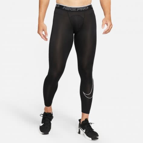 Nike Herren Tight Pro Dri-FIT DD1913-010 M Black/White | M