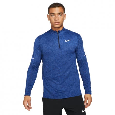 Nike Herren Laufoberteil Dri-FIT Element 1/2-Zip Running Top DD4756-451 XXL Obsidian/Royal-Refl Silver | XXL