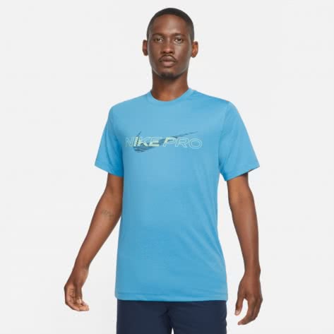 Nike Herren T-Shirt Pro Dri-FIT Graphic T-Shirt DD6883-469 M Dutch Blue | M