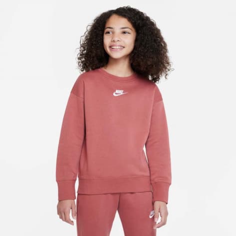 Nike Mädchen Sweatshirt NSW Club Fleece Crew Sweatshirt DD7473 