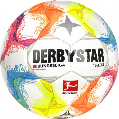 Derbystar Fußball Brilliant Mini v22 4304000022 One size Weiß | 47cm