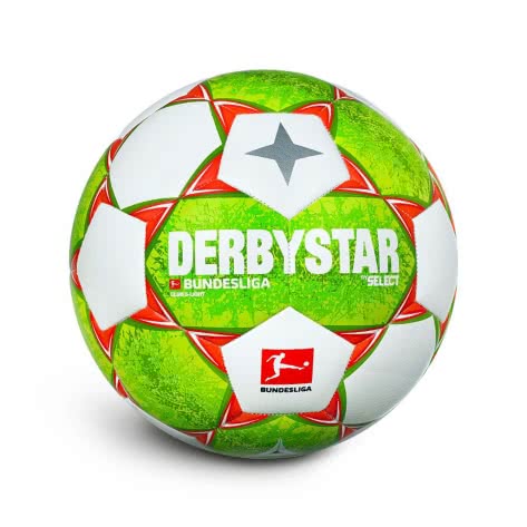 Derbystar Fussball Bundesliga 2021/22 Club S-Light v21 1328300021 Weiss/Orange/Grün | 3