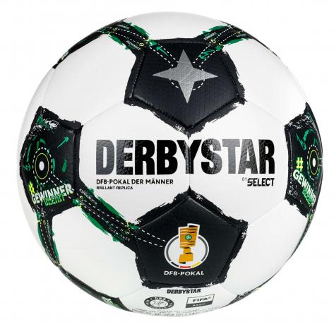 Derbystar Fussball DFB-Pokal Brillant Replica Männer v25 25/26 1582500025 5 Weiß/Schwarz/Grün | 5