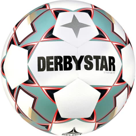 Derbystar Fussball Stratos TT v23 1042500167 5 Weiss/Blau/Orange | 5
