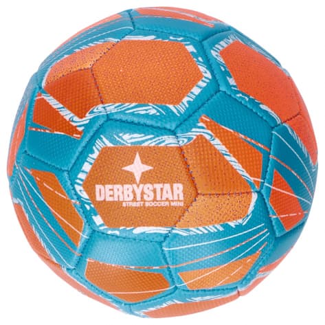 Derbystar Miniball Street Soccer v24 4274000761 Orange/Blau/Weiss | 47cm