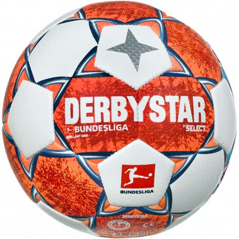 Derbystar Minisoftball Bundesliga 2021/22 Brillant Mini v21 4303000021 Weiss/Orange/Blau | One size