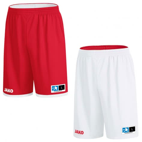 Jako Herren Wendeshort Change 2.0 4451-01 XL rot/weiß | XL