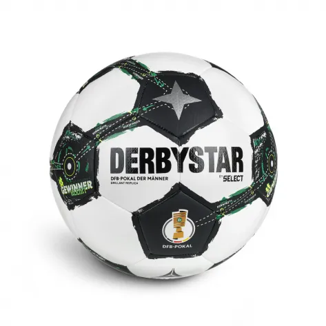 Derbystar Fussball DFB-Pokal Brillant Replica Männer v25 25/26 1582500025 5 Weiß/Schwarz/Grün | 5