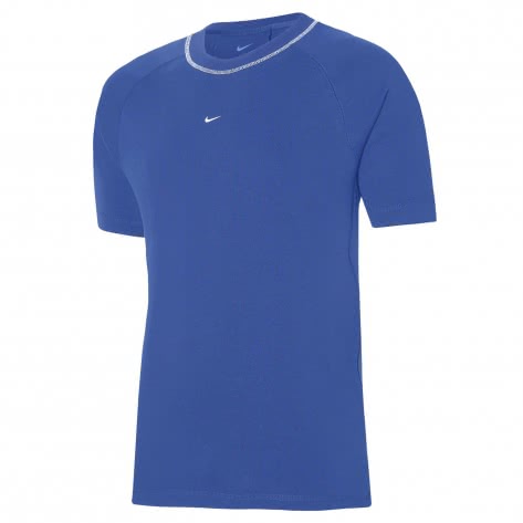 Nike Herren T-Shirt Strike 22 Thicker SS Top DH9361-463 M Royal Blue/White | M
