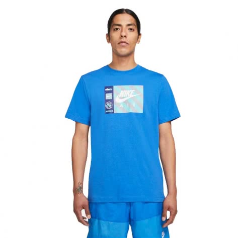 Nike Herren T-Shirt Sportswear DJ1417-403 M Signal Blue | M