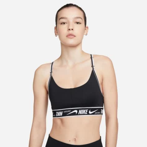 Nike Damen Sport BH Indy Light Support Logo Bra DM0560-010 L Black | L