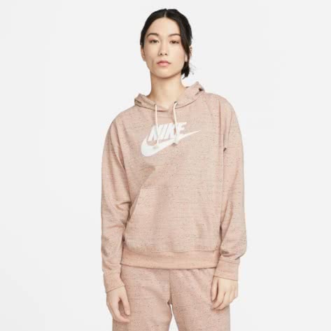 Nike Damen Kapuzenpullover Gym Vintage Hoodie DM6388-609 M Rose Whisper/White | M