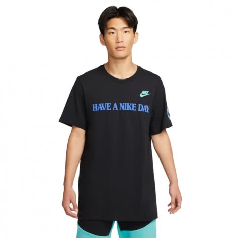 Nike Herren T-Shirt Sportswear Tee DM6397-010 L Black | L