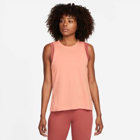 Nike Damen Tanktop Yoga Dri-FIT Tank DM7669-824 L Lt Madder Root/Rust/Grey | L