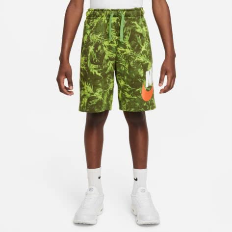 Nike Jungen Short French Terry Printed DO6493-377 128-137 Chlorophyll | 128-137